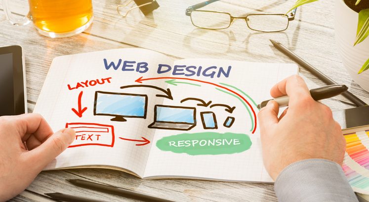 Choose a ready-made template or custom web design company