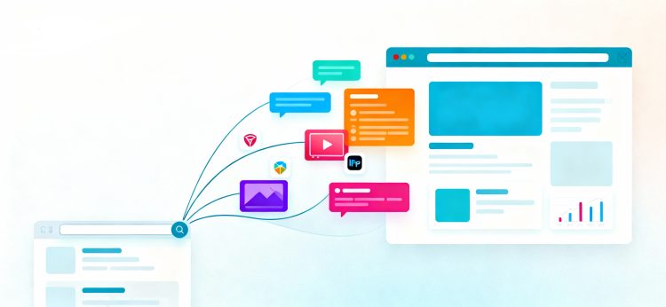 Google Search Console Social Channel Insights dashboard analytics view