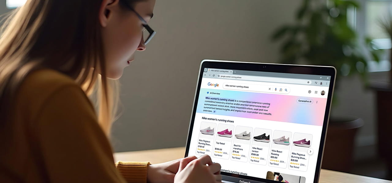 AI Overview appearing above a brand’s website on branded searches
